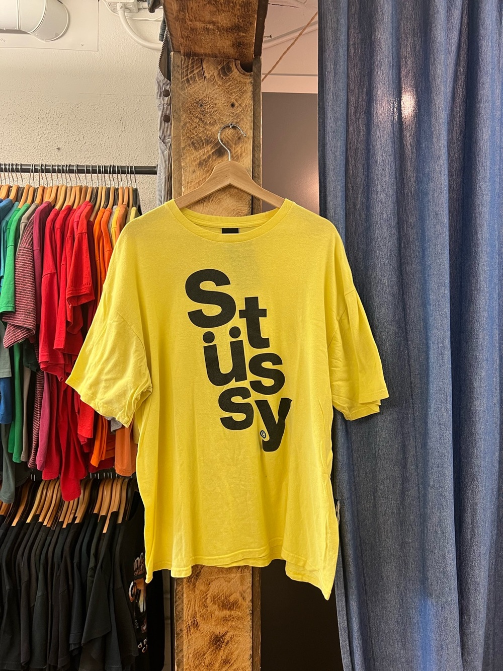 Stüssy Yellow Graphic Tee